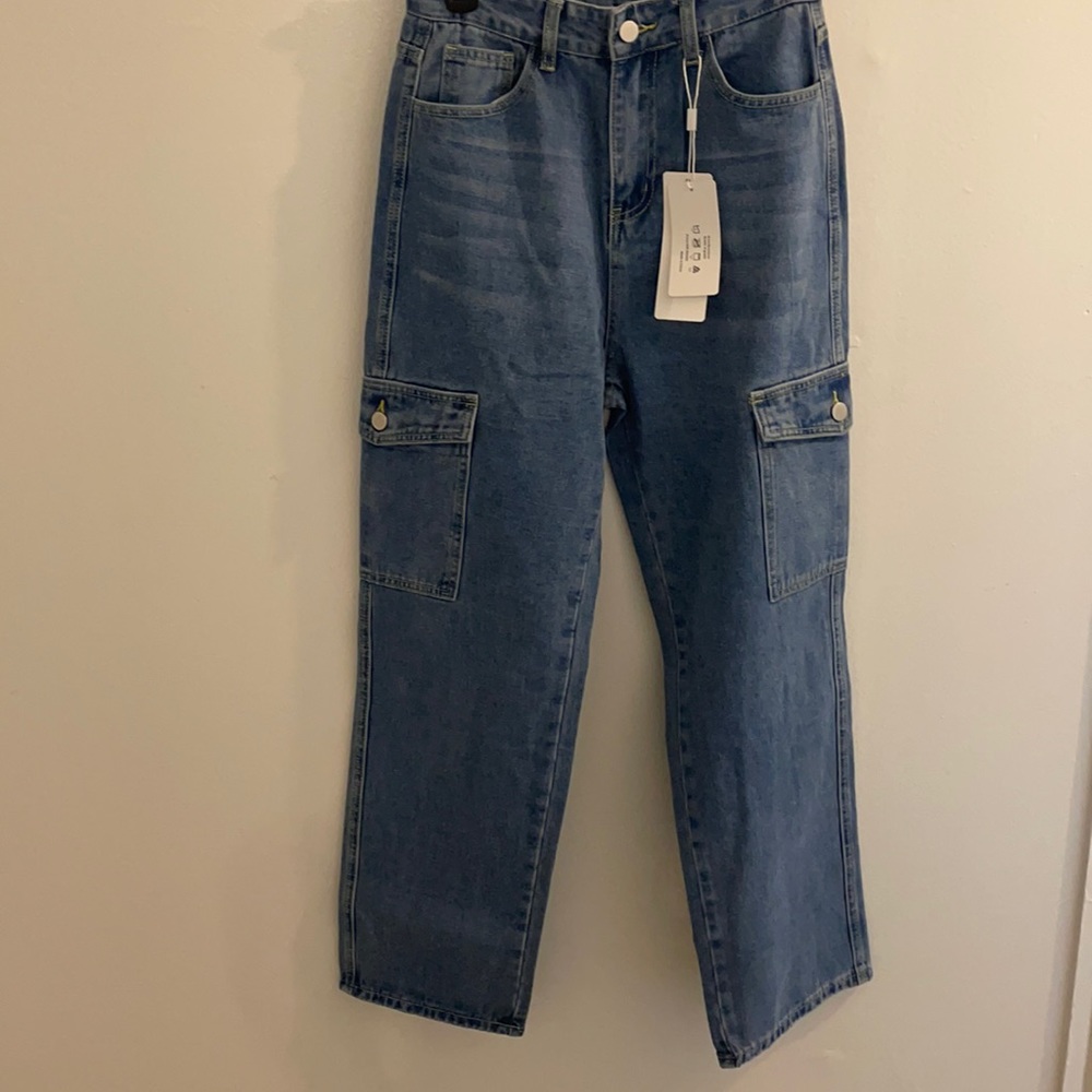 Blue Cargo Jeans